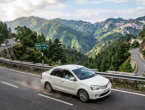 Chandigarh to Shimla by Car
