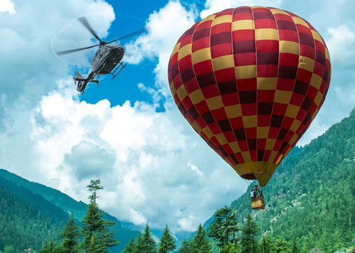 Hot Air Balloon Ride Adventure Activity in Manali