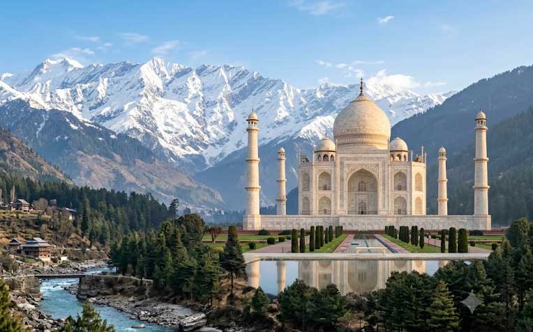 Kullu Manali Tour with Taj Mahal