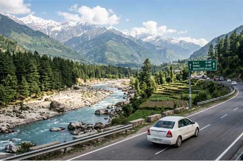 Shimla to Manali via Kullu Sightseeing by Car